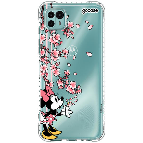 Capinha para celular Mickey & Amigos - Minnie Inicial Cerejeira