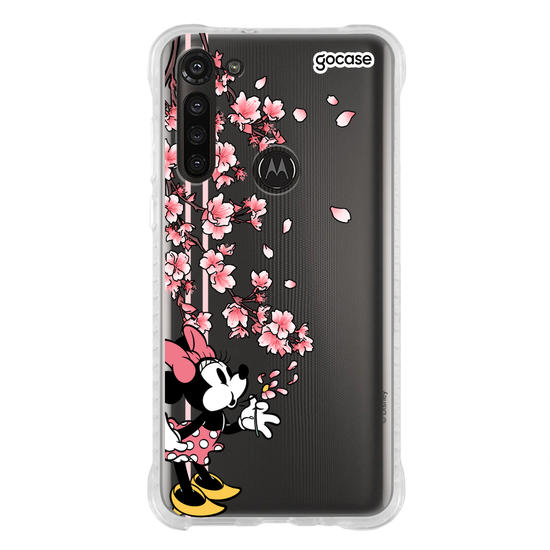 Capinha para celular Mickey & Amigos - Minnie Inicial Cerejeira