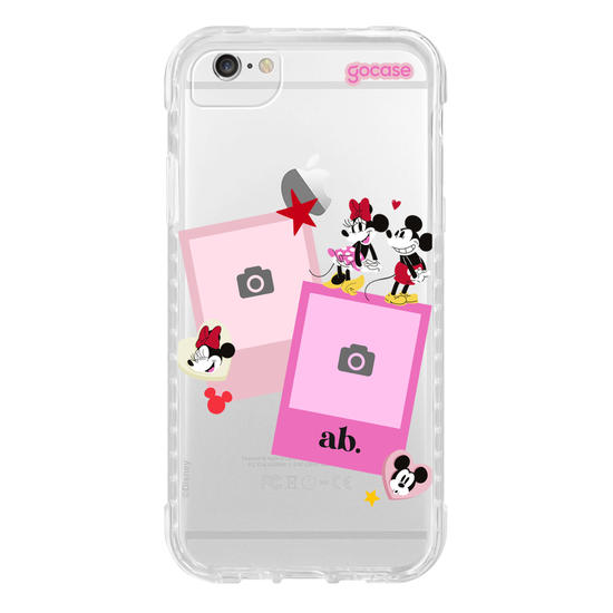 Capinha para celular  Michey & Minnie - Polaroid