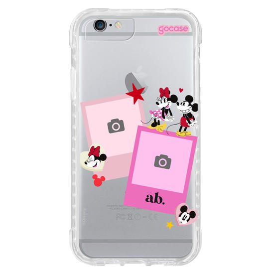 Capinha para celular  Michey & Minnie - Polaroid