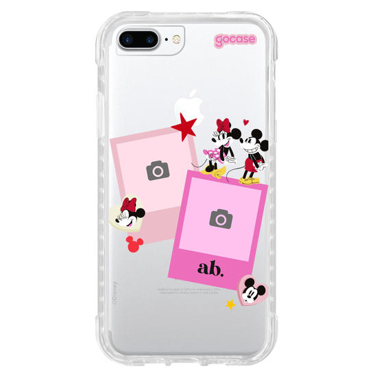 Capinha para celular  Michey & Minnie - Polaroid