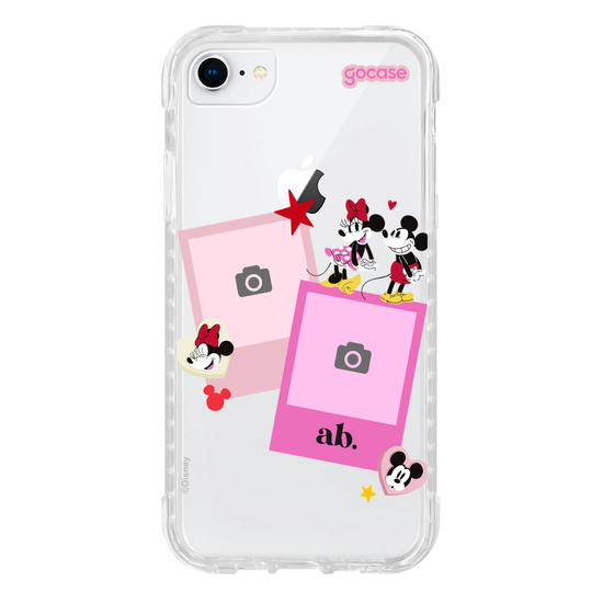 Capinha para celular  Michey & Minnie - Polaroid