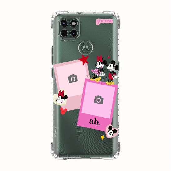 Capinha para celular  Michey & Minnie - Polaroid