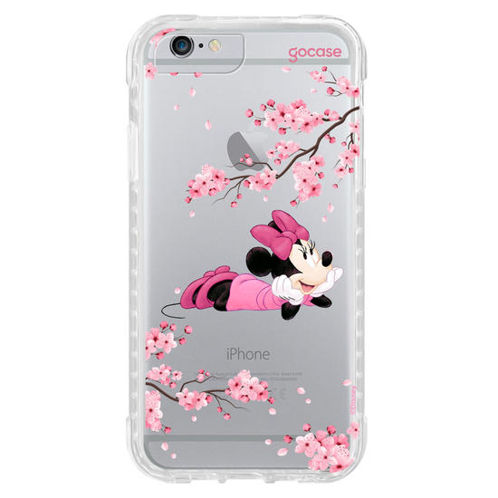 Capinha para celular  Minnie Mouse - Delicate Bloom