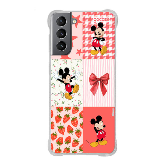 Capinha para celular  Mickey Mouse - Colagem Cute Red