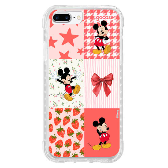 Capinha para celular  Mickey Mouse - Colagem Cute Red