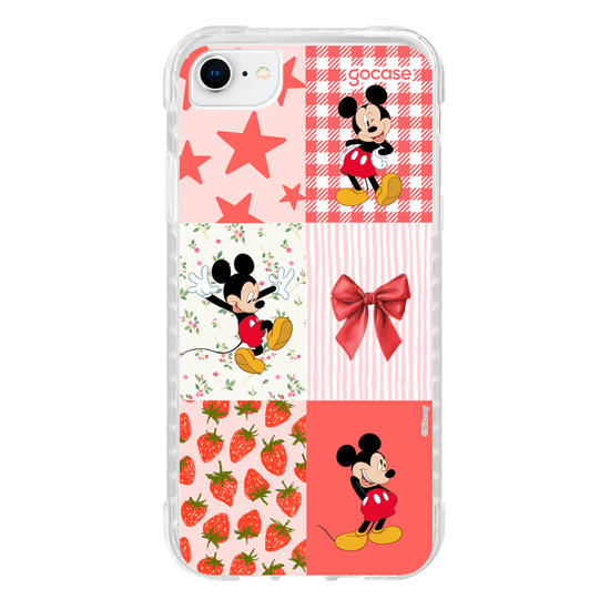 Capinha para celular  Mickey Mouse - Colagem Cute Red