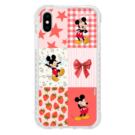Capinha para celular  Mickey Mouse - Colagem Cute Red
