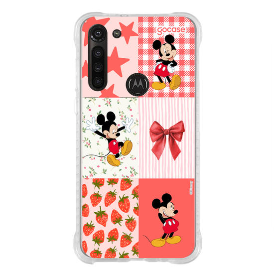 Capinha para celular  Mickey Mouse - Colagem Cute Red