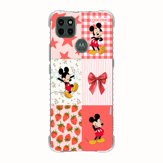 Capinha para celular  Mickey Mouse - Colagem Cute Red