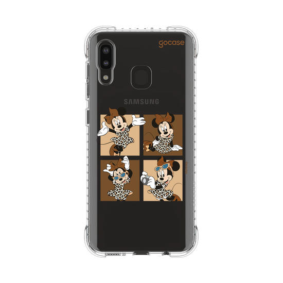 Capinha para celular  Minnie Mouse - Quarteto Animal Print