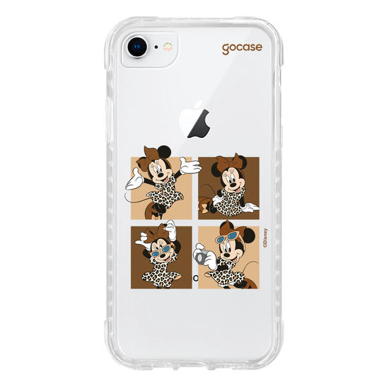 Capinha para celular  Minnie Mouse - Quarteto Animal Print