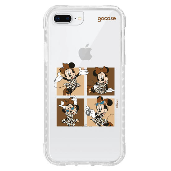 Capinha para celular  Minnie Mouse - Quarteto Animal Print