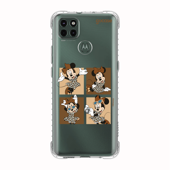 Capinha para celular  Minnie Mouse - Quarteto Animal Print