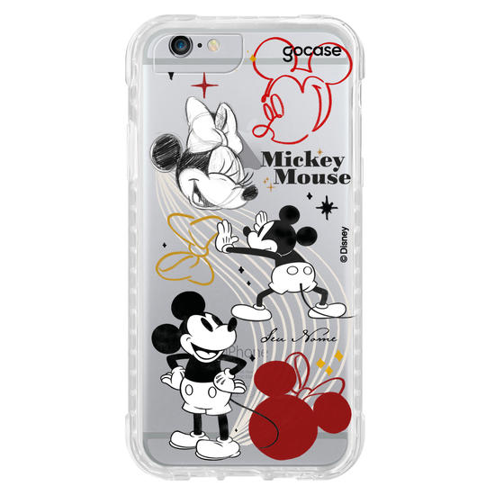 Capinha para celular Mickey & Amigos - Elementos Sketch