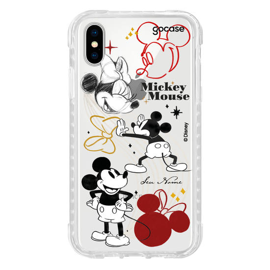 Capinha para celular Mickey & Amigos - Elementos Sketch