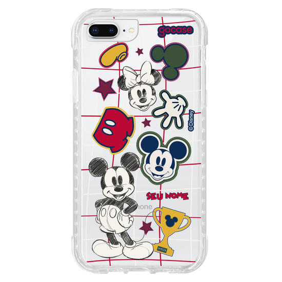 Capinha para celular Mickey & Amigos - Stickers High School