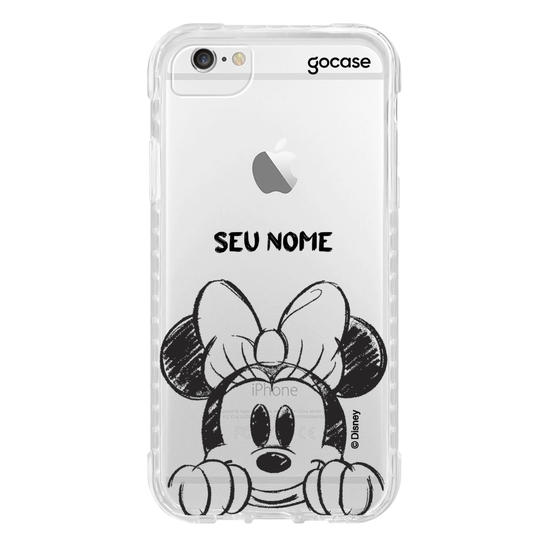 Capinha para celular Mickey & Amigos - Spy Minnie Sketch