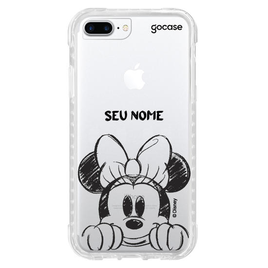 Capinha para celular Mickey & Amigos - Spy Minnie Sketch