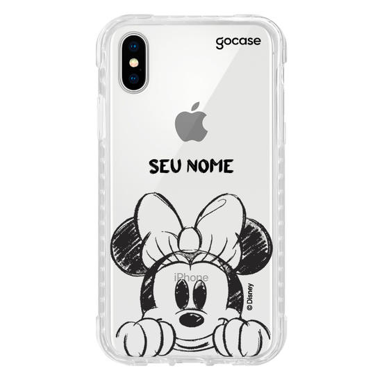 Capinha para celular Mickey & Amigos - Spy Minnie Sketch
