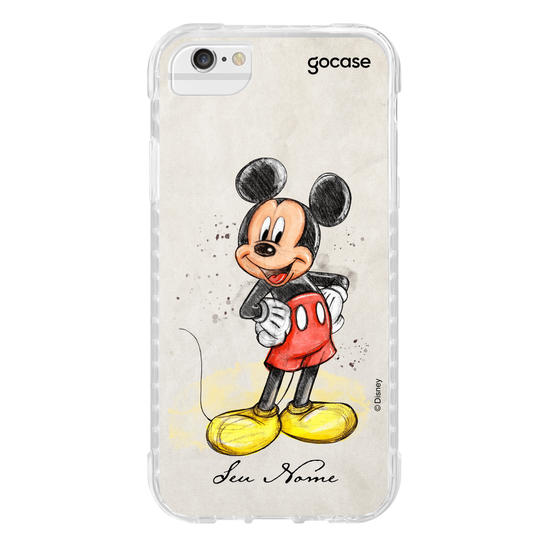 Capinha para celular Mickey & Amigos - Mickey Aquarela