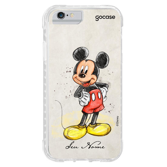Capinha para celular Mickey & Amigos - Mickey Aquarela