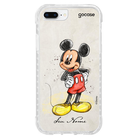 Capinha para celular Mickey & Amigos - Mickey Aquarela