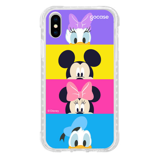 Capinha para celular Mickey & Amigos - Paleta de Cores Horizontal