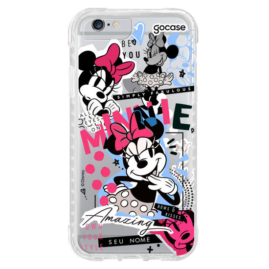Capinha para celular Mickey & Amigos - Minnie Colagem