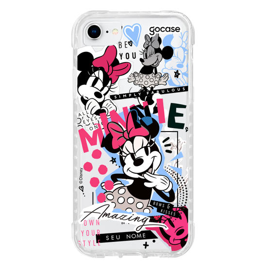Capinha para celular Mickey & Amigos - Minnie Colagem