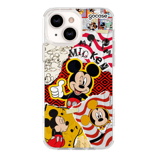 Capinha para celular Mickey & Amigos - Mickey Colagem