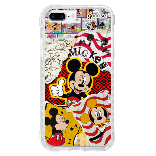 Capinha para celular Mickey & Amigos - Mickey Colagem