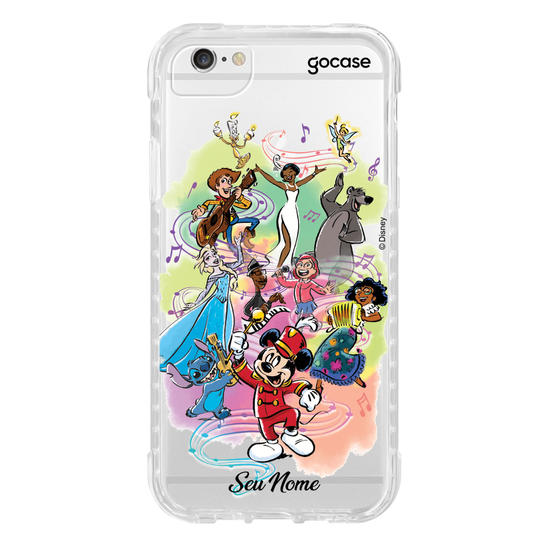 Capinha para celular Música e Aquarela