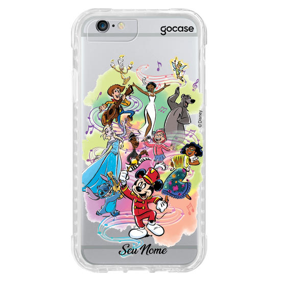 Capinha para celular Música e Aquarela