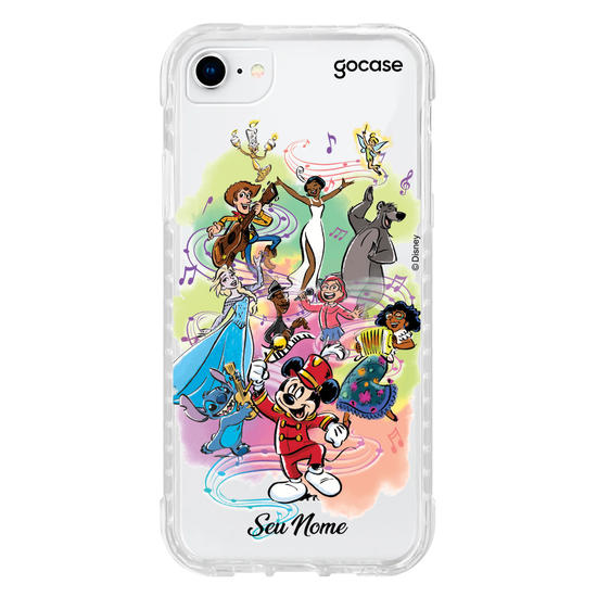 Capinha para celular Música e Aquarela