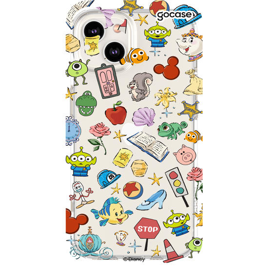 Capinha para celular Disney - Personagens Cute