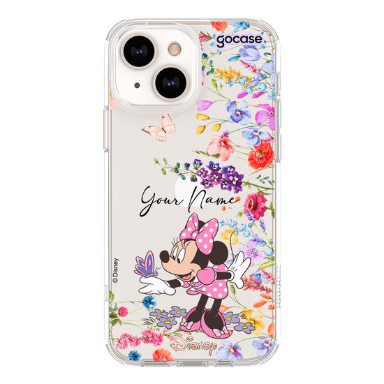 Mickey and Minnie cell phone case - Minnie Garden Phone Case