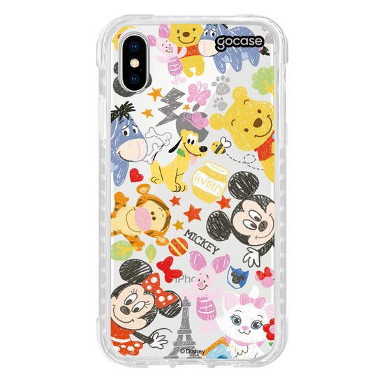 Capinha para celular  Disney - Characters Sketch