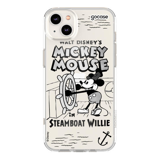 Capinha para celular Mickey & Amigos - Steamboat Willie