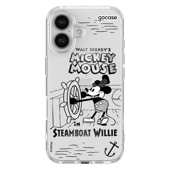 Capinha para celular Mickey & Amigos - Steamboat Willie