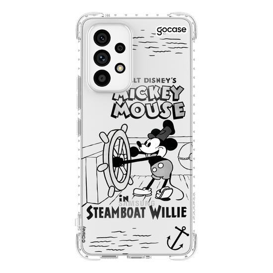 Capinha para celular Mickey & Amigos - Steamboat Willie