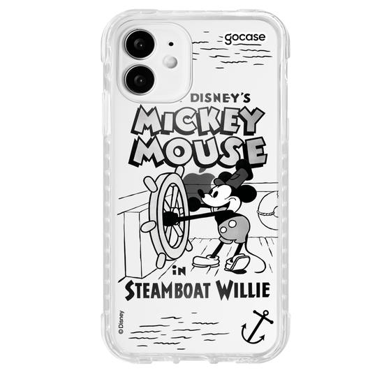 Capinha para celular Mickey & Amigos - Steamboat Willie