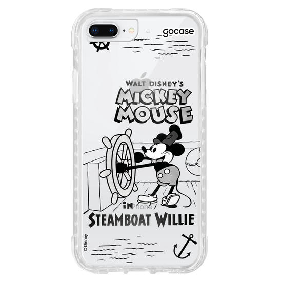 Capinha para celular Mickey & Amigos - Steamboat Willie