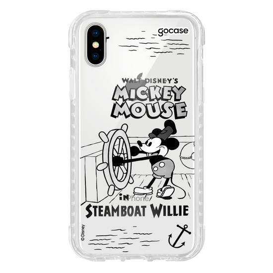 Capinha para celular Mickey & Amigos - Steamboat Willie