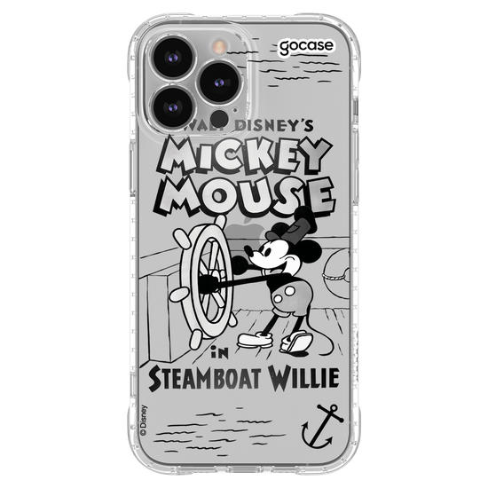Capinha para celular Mickey & Amigos - Steamboat Willie