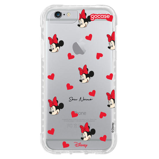 Capinha para celular Mickey & Amigos - Minnie Hearts