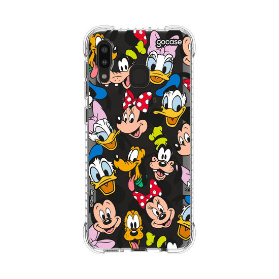 Capinha para celular Mickey & Amigos - Patches de Rostinhos