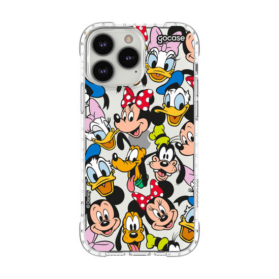 Capinha para celular Mickey & Amigos - Patches de Rostinhos