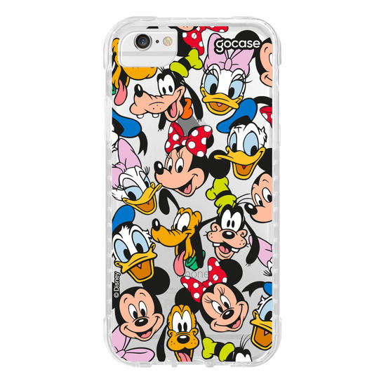 Capinha para celular Mickey & Amigos - Patches de Rostinhos