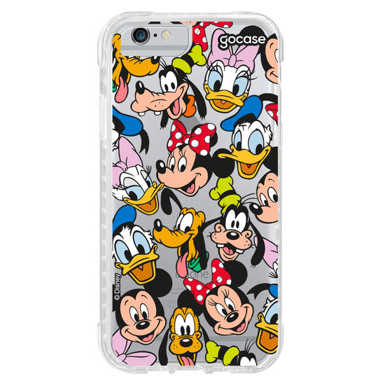Capinha para celular Mickey & Amigos - Patches de Rostinhos